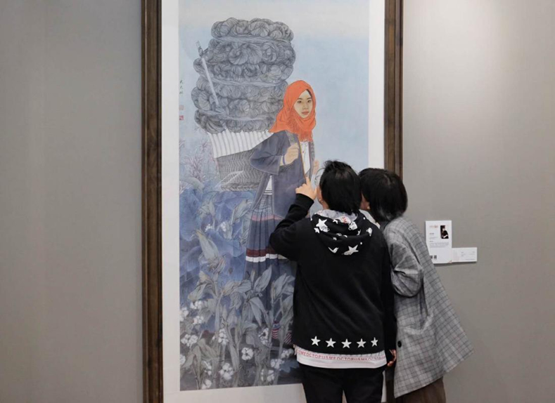 巡展现场（摄影：王猛）